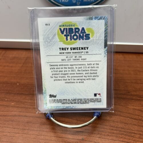 Cheap Sneaks Footwear/Sports Cards Baseball Card 2022 Bowman Virtuosic Vibrations #VV-3 Trey Sweeney New York Yankees