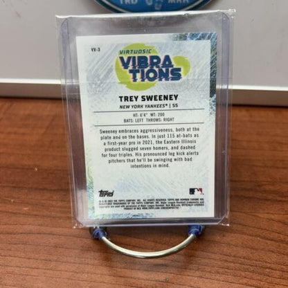 Cheap Sneaks Footwear/Sports Cards Baseball Card 2022 Bowman Virtuosic Vibrations #VV-3 Trey Sweeney New York Yankees