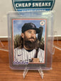 Cheap Sneaks Footwear/Sports Cards Baseball Card 2022 Charlie Blackmon Topps Archives Silver Parallel Card #62/99 Rocki