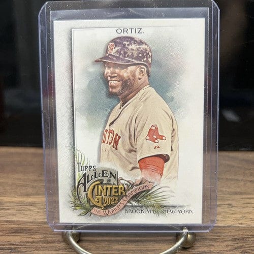 Cheap Sneaks Footwear/Sports Cards Baseball Card 2022 David Ortiz Topps Allen & Ginter Base #82 Bos Red Sox