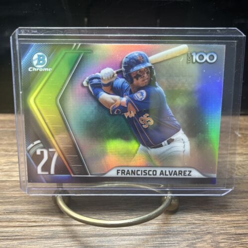 Cheap Sneaks Footwear/Sports Cards Baseball Card 2022 Francisco Alvarez Bowman Chrome  Scouts Top 100 Refractor Mets RC