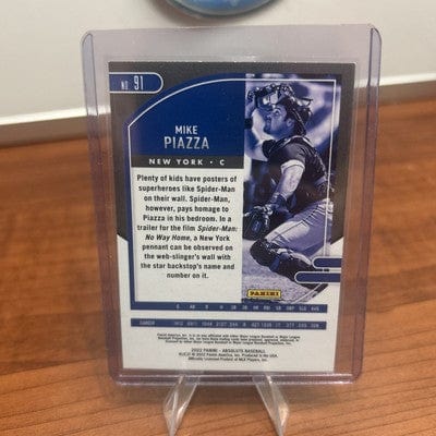 Cheap Sneaks Footwear/Sports Cards Baseball Card 2022 Panini Absolute Baseball Mike Piazza New York Mets LAVA FOIL