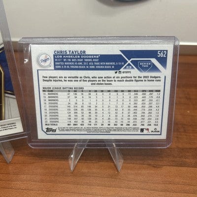 Cheap Sneaks Footwear/Sports Cards Baseball Card 2022 Panini Select Scope Chris Taylor #185 Premier Level Prizm Dodgers