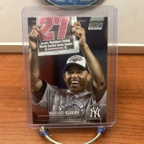 Cheap Sneaks Footwear/Sports Cards Baseball Card 2022 Stadium Club Base Chrome #24 Mariano Rivera - New York Yankees