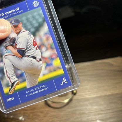 Cheap Sneaks Footwear/Sports Cards Baseball Card 2022 Topps 75th Anniv Of The ROY Craig Kimbrel Braves #14 Blue Sapphir