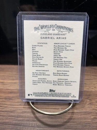 Cheap Sneaks Footwear/Sports Cards Baseball Card 2022 Topps Allen and Ginter #264 Gabriel Arias RC Cleveland Guardians
