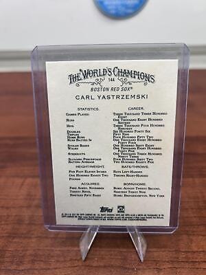 Cheap Sneaks Footwear/Sports Cards Baseball Card 2022 Topps Allen & Ginter #144 Carl Yastrzemski Silver Portrait