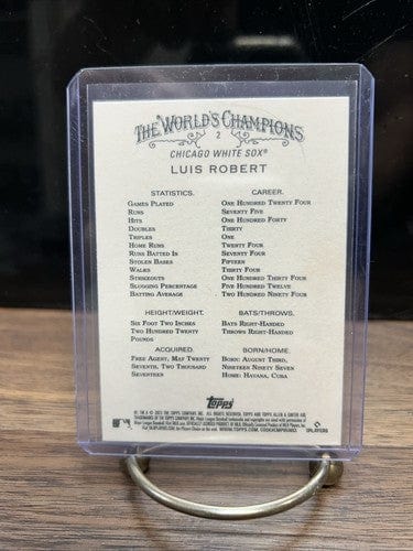 Cheap Sneaks Footwear/Sports Cards Baseball Card 2022 Topps Allen & Ginter Base #2 Luis Robert White Sox