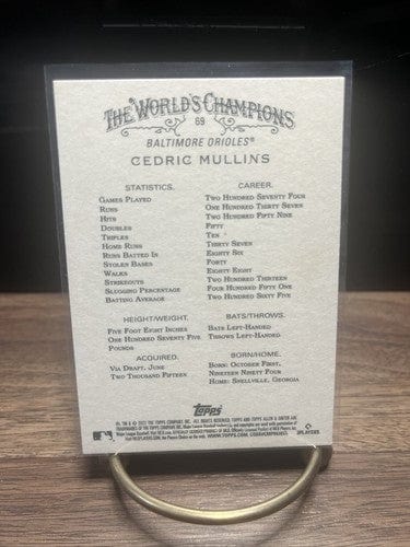 Cheap Sneaks Footwear/Sports Cards Baseball Card 2022 Topps Allen & Ginter Base Cedric Mullins Baltimore Orioles #69