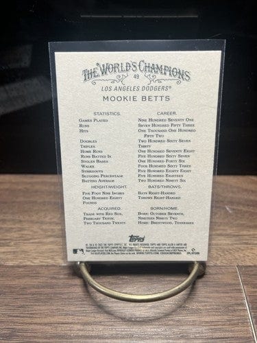 Cheap Sneaks Footwear/Sports Cards Baseball Card 2022 Topps Allen & Ginter Mookie Betts Los Angeles Dodgers #49