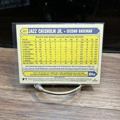 Cheap Sneaks Footwear/Sports Cards Baseball Card 2022 Topps Archives #222 Jazz Chisholm Jr.