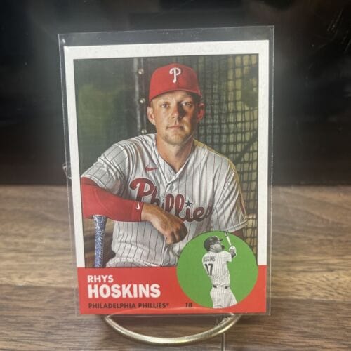 Cheap Sneaks Footwear/Sports Cards Baseball Card 2022 topps archives @ base 1963 @ #30 Rhys Hoskins - Philadelphia Phil