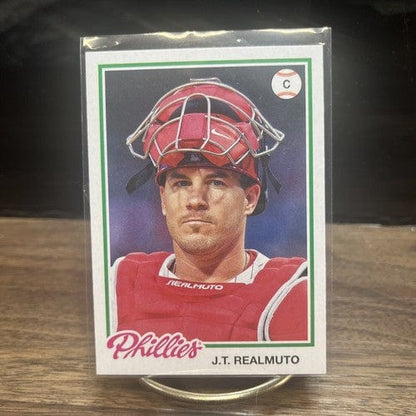 Cheap Sneaks Footwear/Sports Cards Baseball Card 2022 Topps Archives Baseball. J. T. REALMUTO. #139. Philadelphia Phill