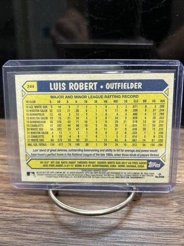 Cheap Sneaks Footwear/Sports Cards Baseball Card 2022 TOPPS ARCHIVES LUIS ROBERT CHICAGO WHITE SOX #244