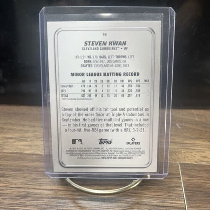 Cheap Sneaks Footwear/Sports Cards Baseball Card 2022 Topps Bowman Platinum Steven Kwan Rookie RC #66 Cleveland Guardia