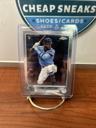 Cheap Sneaks Footwear/Sports Cards Baseball Card 2022 Topps Chrome #134 Vidal Brujan RC Tampa Bay Rays