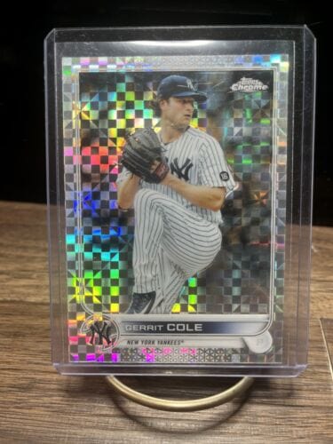 Cheap Sneaks Footwear/Sports Cards Baseball Card 2022 Topps Chrome #179 Gerrit Cole XFRACTOR refractor card Yankees