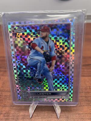 Cheap Sneaks Footwear/Sports Cards Baseball Card 2022 Topps Chrome #187 Jon Lester X-Fractor