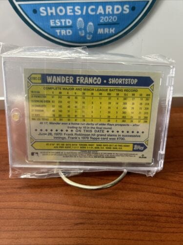 Cheap Sneaks Footwear/Sports Cards Baseball Card 2022 Topps Chrome 1987 Refractor #87BC-13 Wander Franco RC Rays - Free