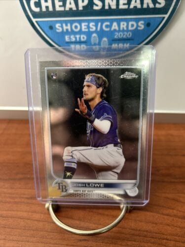 Cheap Sneaks Footwear/Sports Cards Baseball Card 2022 Topps Chrome - #83 Josh Lowe (RC) - Tampa Bay Rays