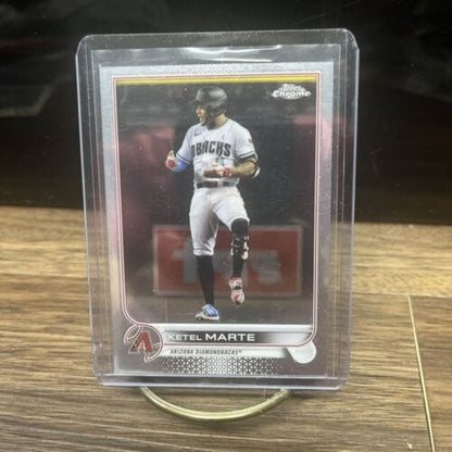 Cheap Sneaks Footwear/Sports Cards Baseball Card 2022 Topps Chrome Base #124 Ketel Marte - Arizona Diamondbacks