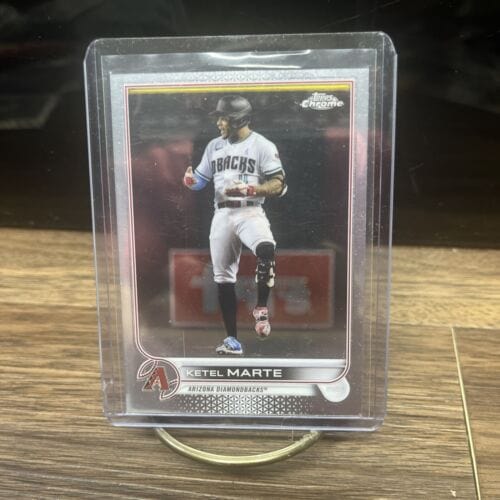 Cheap Sneaks Footwear/Sports Cards Baseball Card 2022 Topps Chrome Base #124 Ketel Marte - Arizona Diamondbacks