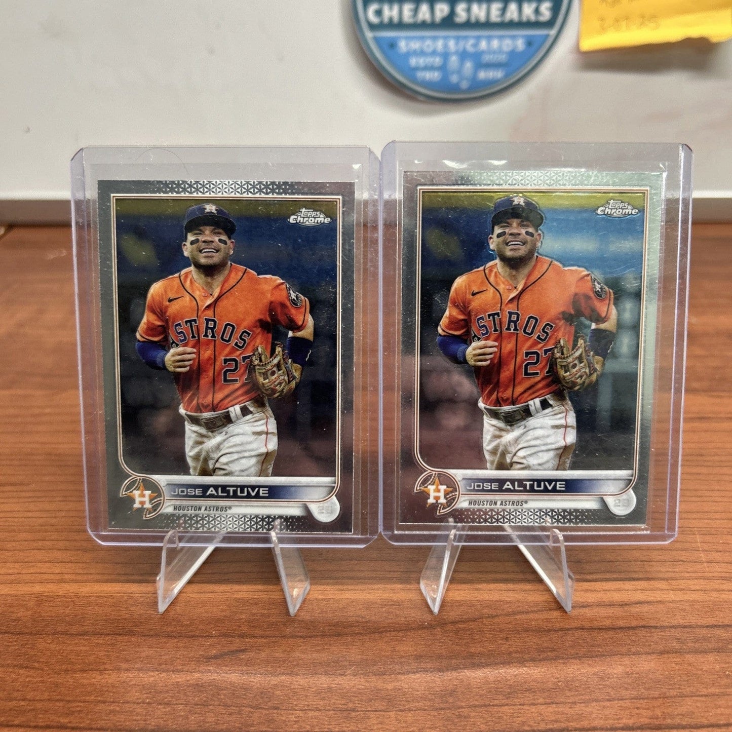 Cheap Sneaks Footwear/Sports Cards Baseball Card 2022 Topps Chrome Base #6 Jose Altuve - Houston Astros