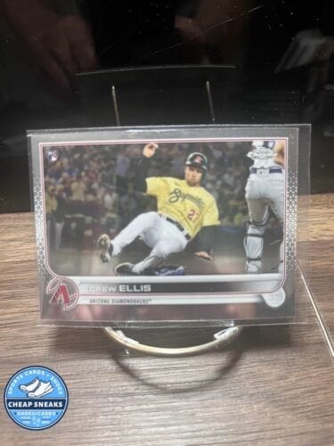 Cheap Sneaks Footwear/Sports Cards Baseball Card 2022 Topps Chrome Base #77 Drew Ellis - Arizona Diamondbacks RC