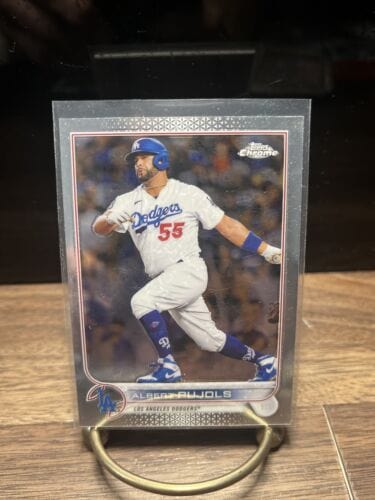 Cheap Sneaks Footwear/Sports Cards Baseball Card 2022 Topps Chrome Base #84 Albert Pujols - Los Angeles Dodgers