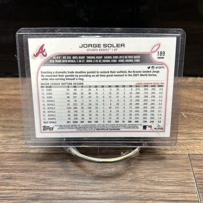 Cheap Sneaks Footwear/Sports Cards Baseball Card 2022 Topps Chrome Baseball # 189 Jorge Soler