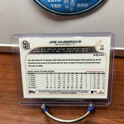 Cheap Sneaks Footwear/Sports Cards Baseball Card 2022 Topps Chrome Baseball Joe Musgrove Card #11 Padres