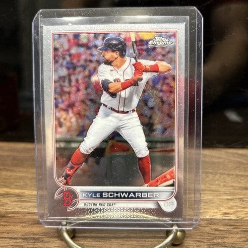 Cheap Sneaks Footwear/Sports Cards Baseball Card 2022 Topps Chrome Baseball Kyle Schwarber Base #110 Boston Red Sox