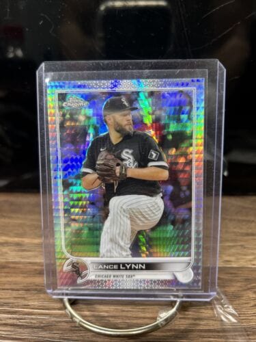Cheap Sneaks Footwear/Sports Cards Baseball Card 2022 Topps Chrome Baseball Lance Lynn Prism Refractor #60