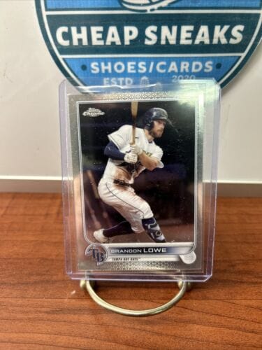 Cheap Sneaks Footwear/Sports Cards Baseball Card 2022 Topps Chrome - Brandon Lowe #107 - Tampa Bay Rays M*