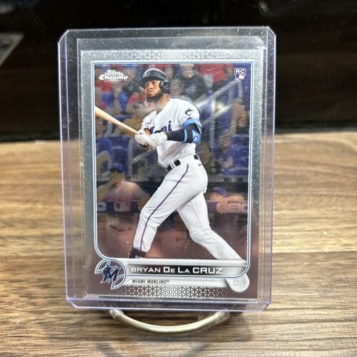 Cheap Sneaks Footwear/Sports Cards Baseball Card 2022 Topps Chrome BRYAN DE LA CRUZ RC Miami Marlins Rookie #216