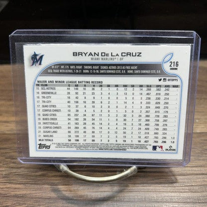 Cheap Sneaks Footwear/Sports Cards Baseball Card 2022 Topps Chrome BRYAN DE LA CRUZ RC Miami Marlins Rookie #216