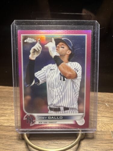 Cheap Sneaks Footwear/Sports Cards Baseball Card 2022 Topps Chrome Joey Gallo Pink Refractor #178 New York Yankees
