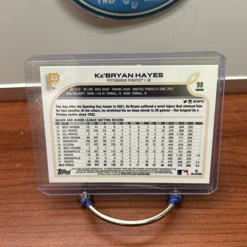 Cheap Sneaks Footwear/Sports Cards Baseball Card 2022 Topps Chrome Ke'Bryan Hayes Pittsburgh Pirates #98