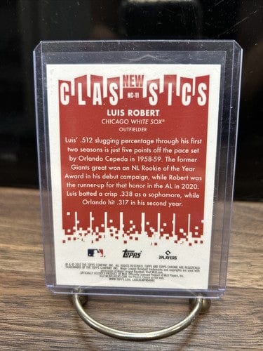 Cheap Sneaks Footwear/Sports Cards Baseball Card 2022 Topps Chrome Luis Robert New Classics #NC-11 Chicago White Sox