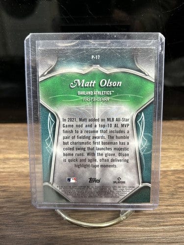 Cheap Sneaks Footwear/Sports Cards Baseball Card 2022 Topps Chrome Matt Olson Pinstriped #P-17  Oakland A's Atlanta Bra