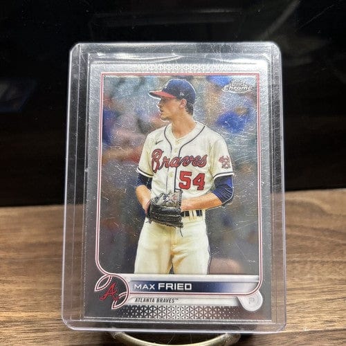 Cheap Sneaks Footwear/Sports Cards Baseball Card 2022 Topps Chrome Max Fried Atlanta Braves #75