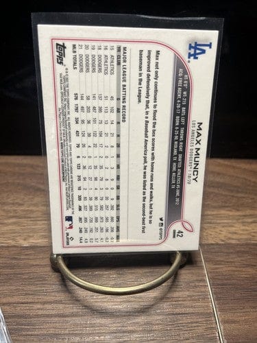 Cheap Sneaks Footwear/Sports Cards Baseball Card 2022 Topps Chrome Max Muncy Los Angeles Dodgers #42