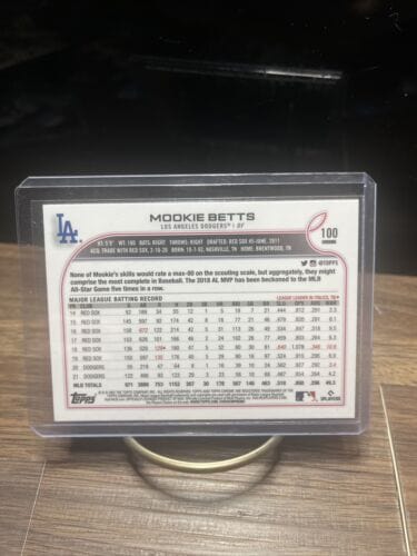 Cheap Sneaks Footwear/Sports Cards Baseball Card 2022 Topps Chrome Mookie Betts OF  Los Angeles Dodgers Baseball Card #