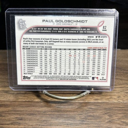 Cheap Sneaks Footwear/Sports Cards Baseball Card 2022 Topps Chrome Paul Goldschmidt Refractor - #82 St Louis Cardinals