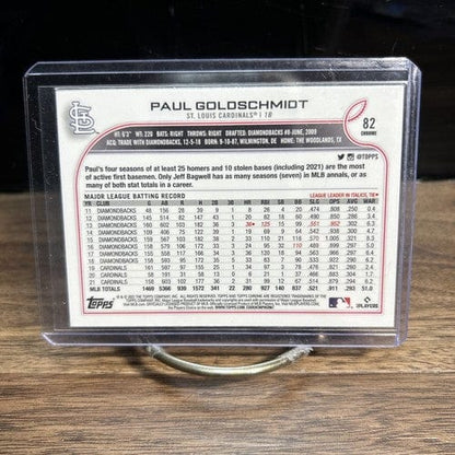 Cheap Sneaks Footwear/Sports Cards Baseball Card 2022 Topps Chrome Paul Goldschmidt Sepia Refractor #82 St. Louis Cardi