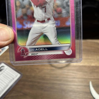 Cheap Sneaks Footwear/Sports Cards Baseball Card 2022 TOPPS CHROME PINK REFRACTOR # 203 - JO ADELL - LOS ANGELES ANGELS