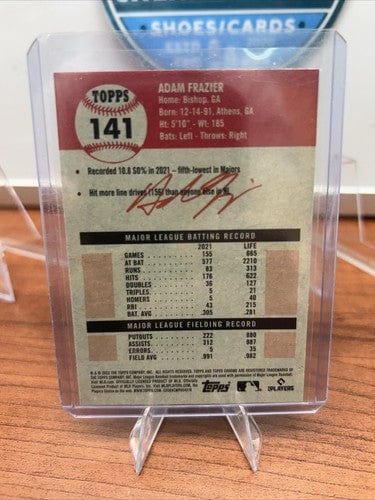 Cheap Sneaks Footwear/Sports Cards Baseball Card 2022 Topps Chrome Platinum Anniversary #141 Adam Frazier Seattle Marin