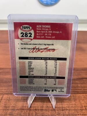 Cheap Sneaks Footwear/Sports Cards Baseball Card 2022 Topps Chrome Platinum Anniversary #282 Alek Thomas