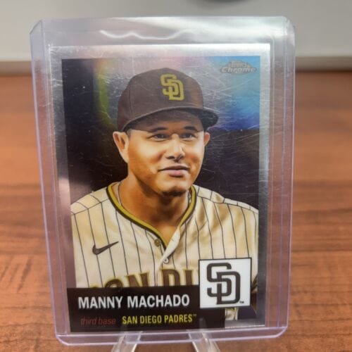 Cheap Sneaks Footwear/Sports Cards Baseball Card 2022 Topps Chrome Platinum Anniversary #359 Manny Machado San Diego Pa
