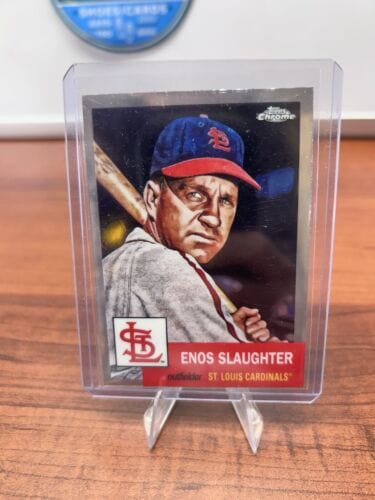Cheap Sneaks Footwear/Sports Cards Baseball Card 2022 Topps Chrome Platinum Enos Slaughter #149 QUANTITY St. Louis Card